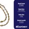 The Bead Chest Vintage Japanese Rice Pearl Beads: Authentic Craft Beading Supplies | Brown | Full Strand
